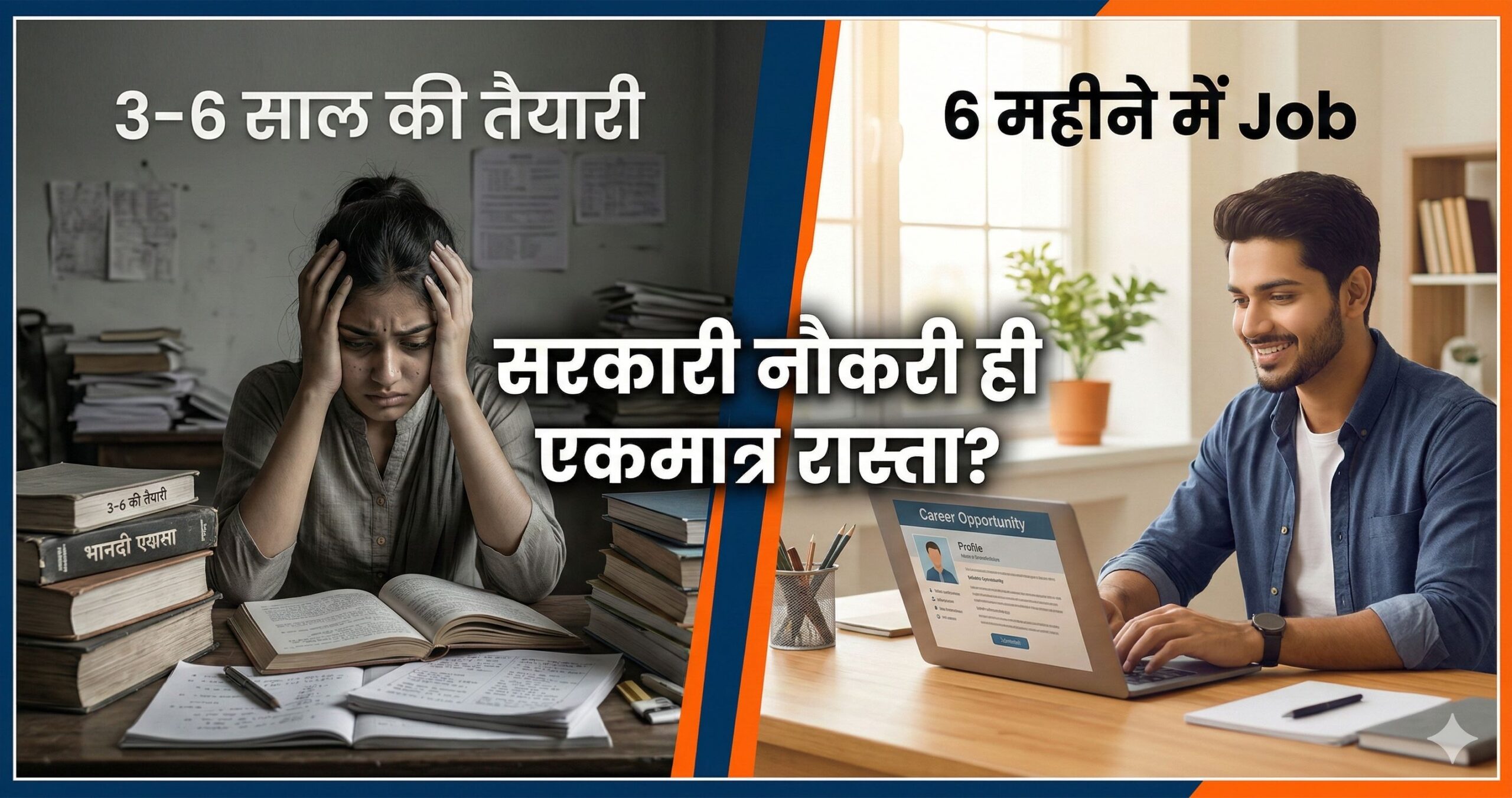 घर में बड़े कह रहे हैं सरकारी नौकरी लो, लेकिन क्या सच में यही एकमात्र रास्ता है?