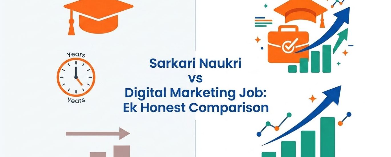 Sarkari Naukri vs Digital Marketing Job: Ek Honest Comparison